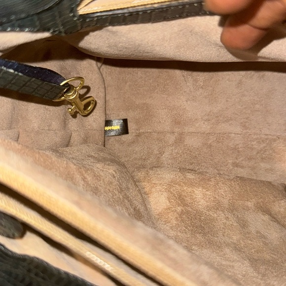 Brahmin Wicker & Emeral Green Handbag - Picture 7 of 7